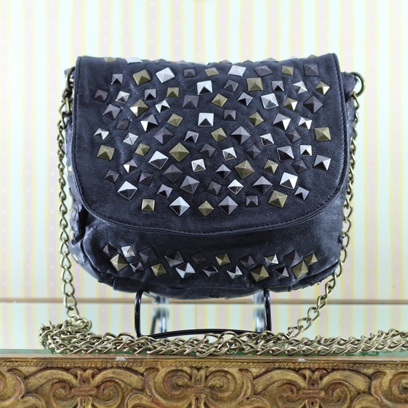 melie bianco vegan studded mini bag - Picture 1 of 11
